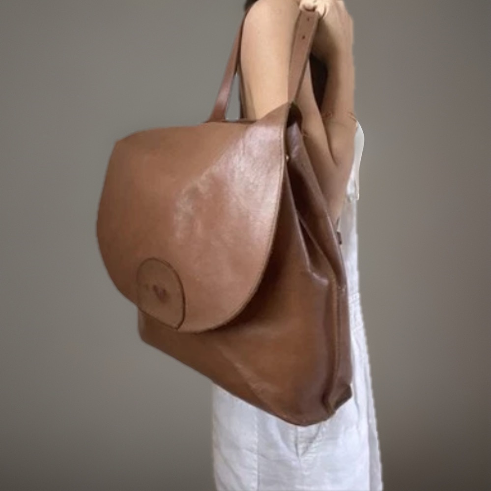 Custom Made Covertible Leather Backpack/Shoulder Bag Unisex